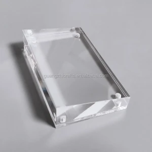 Cell Phone Stores Display Holder Acrylic Magnetic Display Sign Block Holder