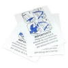 Certified printing care label for garment supply