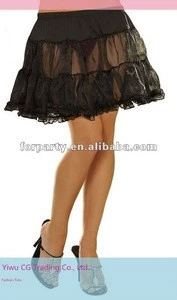 CG-T017 Hot sale black petticoat