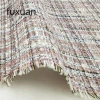 Changzhou Fuxuan  textile multicolor yarn dyed plaid  fabric cotton polyester  acrylic boucle  tweed fabric for garment