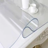 Cheap Clear Plastic Table Cover Protector Custom PVC Tablecloth