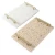 Import Cheap Modern Quartz Stone Vanity Tray with Gold Handles from China