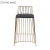 Import Cheap price factory industrial metal gold bar stool high bar wire chair for bar table from China