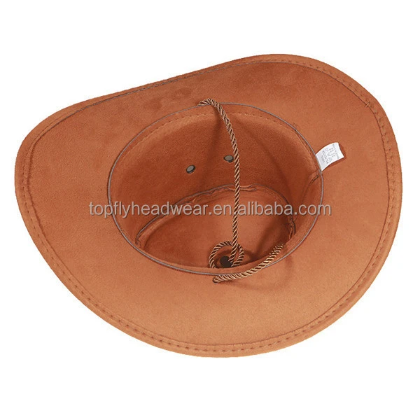 Cheap wide leather cowboy hats sombrero mexican hat/leather sweatbands cowboy hats