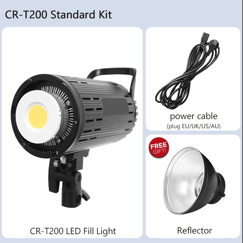 Cheaper SL60W 200W 5600K Vlog Sunlight Lamp Continuous LED Softbox lighting Kit for Live Video Broadcast Studio