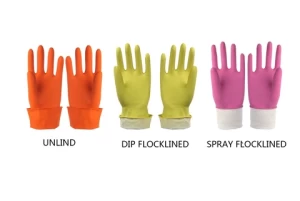 chemical resistant latex black sun logo glove black rubber gloves