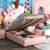 Import Child bed Girl pink color bed cartoon kid bed 1.2m 1.5m single child room storage furniture from China