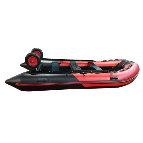 China 5-capacity 360 Aluminum Pvc Inflatable Boat with Outboard Engine