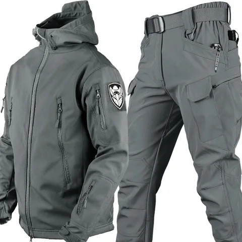 China Cema Sharkskin Softshell Jacket Camouflage Sports Combat Jacket Waterproof Tactical Jacket