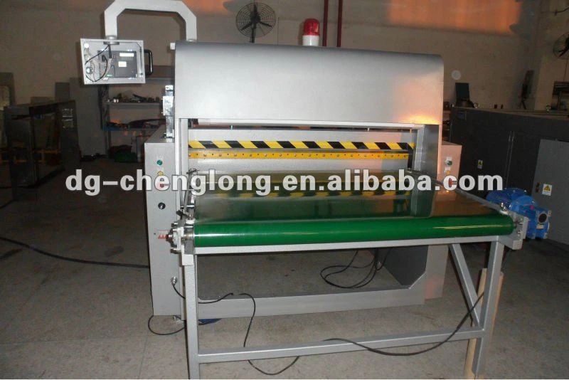 China factory PVC PET PP plastic laminating film roll flattening and slicing cutting machine