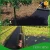 Import China factory supply high quality black Weed Barrier mat Degradable Ground Cover Anti nonwoven weed fabric from China