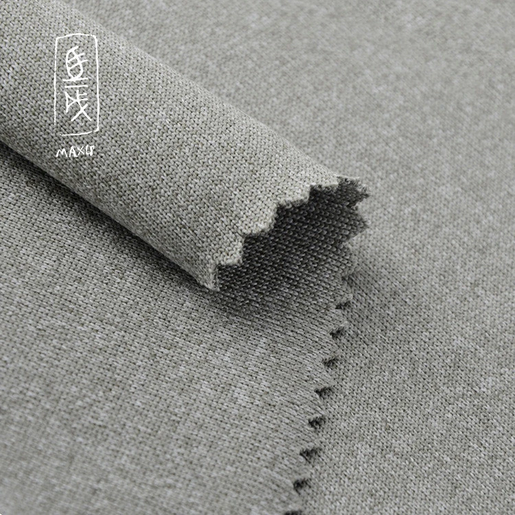 China factory wholesale gray soft 1x1 rib 100% polyester interlock knitted fabric