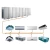 Import China Gree Ceiling Mounted Cassette Air Conditioner Clamp Fan Coil Unit For Central Air Conditioner from Pakistan