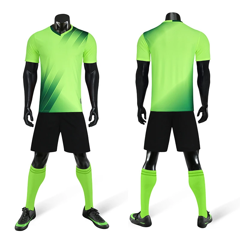 China Maker Full Sublimation Printing Soccer Jerseys Youth Football Training Uniforms