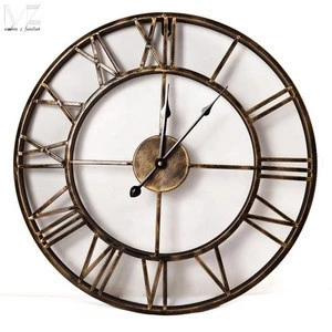 China manufacturer home decoration unique design buy online wall clock digital quartz cheap retro antique modern wall clock