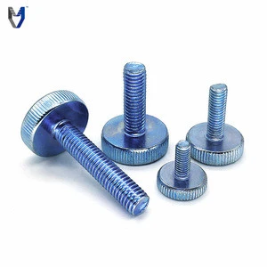 China manufacturer m5 hand screw with flat head