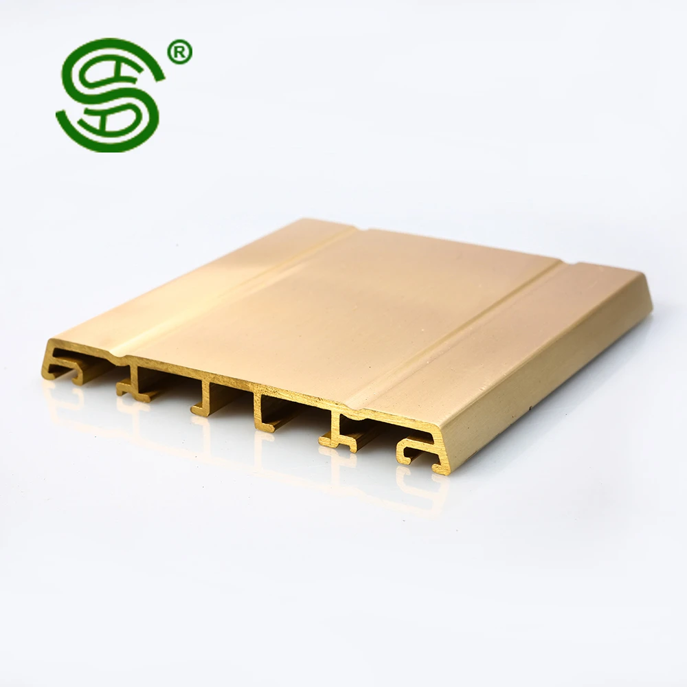 China manufacturer professional decorative metal Copper Brass Extruded Profile