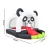 Import China panda high quality black bounce bouncy house inflatable bouncy castles from China