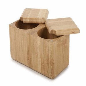 China Supplier antique kitchen Wooden small plain indian Spice Seasoning Condiment Box 9 Compartment Boxes