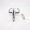 China supplier various handle lock mirror finish glass to wall lock