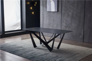 China Suppliers Best Selling Modern Furniture Dining Table New Design Carbon Steel Dining Tables