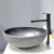 Import China wholesale wash basins ceramic round black sink vessel bathroom sink with certificate counter top basin from China
