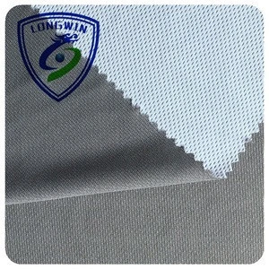 Chinese bamboo carbon polyester birdeye mesh knit fabric for sportswear Tee clothing