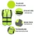 Chinese clothing factory Cheap Neon yellow Safety Walking Reflective vest