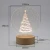 Import Christmas Tree Acrylic Carved Night Light Personality Stereo Table Lamp Bedroom Bedside Lamp from China