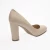 Import Classic dress shoes Italian leather nude heels from China