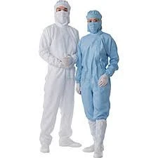 Cleanroom ESD Garments Jumpsuit with Hood Antistatic Coverall Clothing Suit Wholesale in Different Sizes (SR)