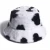 Import Colored Cow Pattern Furry Bucket Hat Winter Fluffy Bucket Hat from China