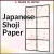 Import Colored washi shoji paper for Japanese sliding door (iron type) from Japan