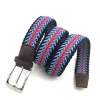 Colorfu Fishbone l Braided Fabric woven stretch elastic belt for Men And Women