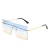 Import Colorful Oversized Square Rimless Summer Shades Sunglasses from China