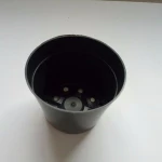 colorful plastic material type pp nursery flower pots with different sizes