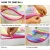 Import Colorful  Rainbow Toilet Seat Cover Warmer Closes Tool Mat Plush Pad Cushion from China