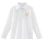 comfortable printed long sleeve turtleneck baby t shirt for boys