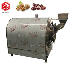 Commercial automatic sunflower seeds nuts roasting machine continues soya beans peanut toaster peanuts roaster