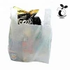 Compostable 100% biodegradable corn-starch material custom design printing shopping plastic bags
