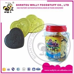 Compound Sweet Wholesale Heart Golden Coin Chocolate
