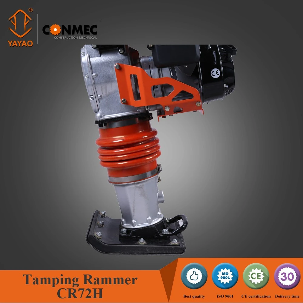 CONMEC suoerior quality gasoline tamping rammer CR72H with Honda GX160 additional built-in air filtration system
