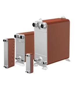 Copper Brazed plate heat exchanger for Refrigerant chiller