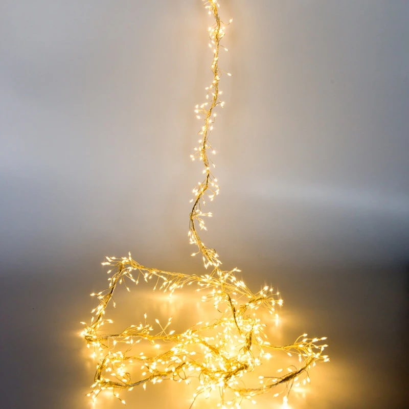 Copper Silver Wire LED String Lights Holiday Lighting for Fairy Christmas Tree Wedding Party Decoration