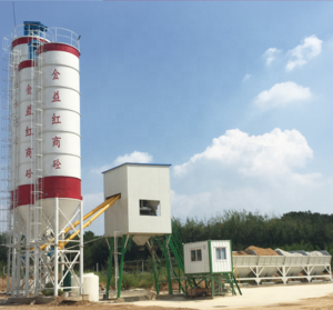 Cost-Efficency Concrete Batching Plant HZS50 in China
