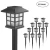 Import Cottage Style Outdoor Landscape Lighting Garden Decorative Post Gate Lawn Solar Pillar Light from China