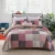 Cotton and linen patchwork Wholesale Hand stitching 3pcs  king size Fast delivery bedspread