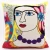 Import Cotton Canvas European Picasso Cushion Cover Office Bed Decorative Beauty Embroidery Throw Pillow Case Manufacturer from China