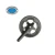 Import crankset bicycle chainwheel aluminum &amp; steel both available from China
