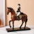 Import Creative female knight decoration Nordic luxury living room wine cabinet decoration model study desk horse resin crafts from China